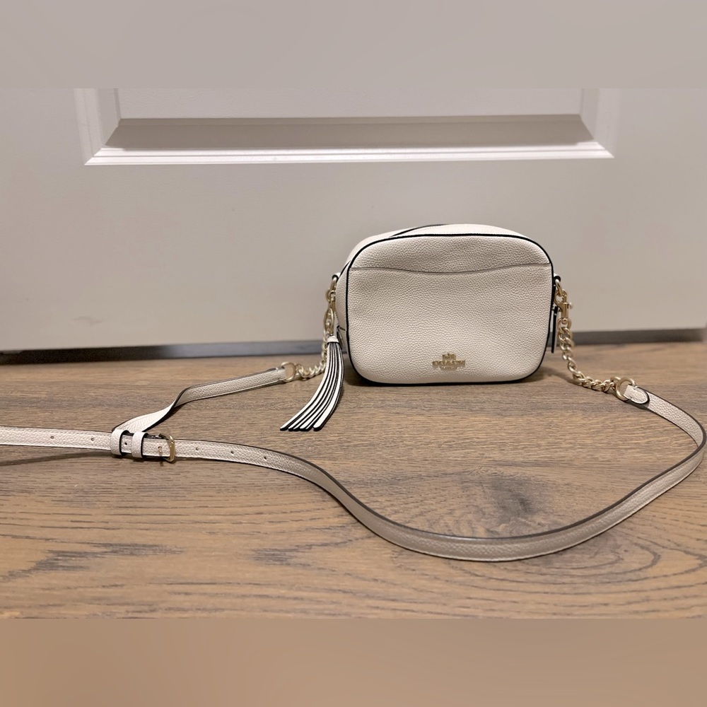 Brand new white coach crossbody